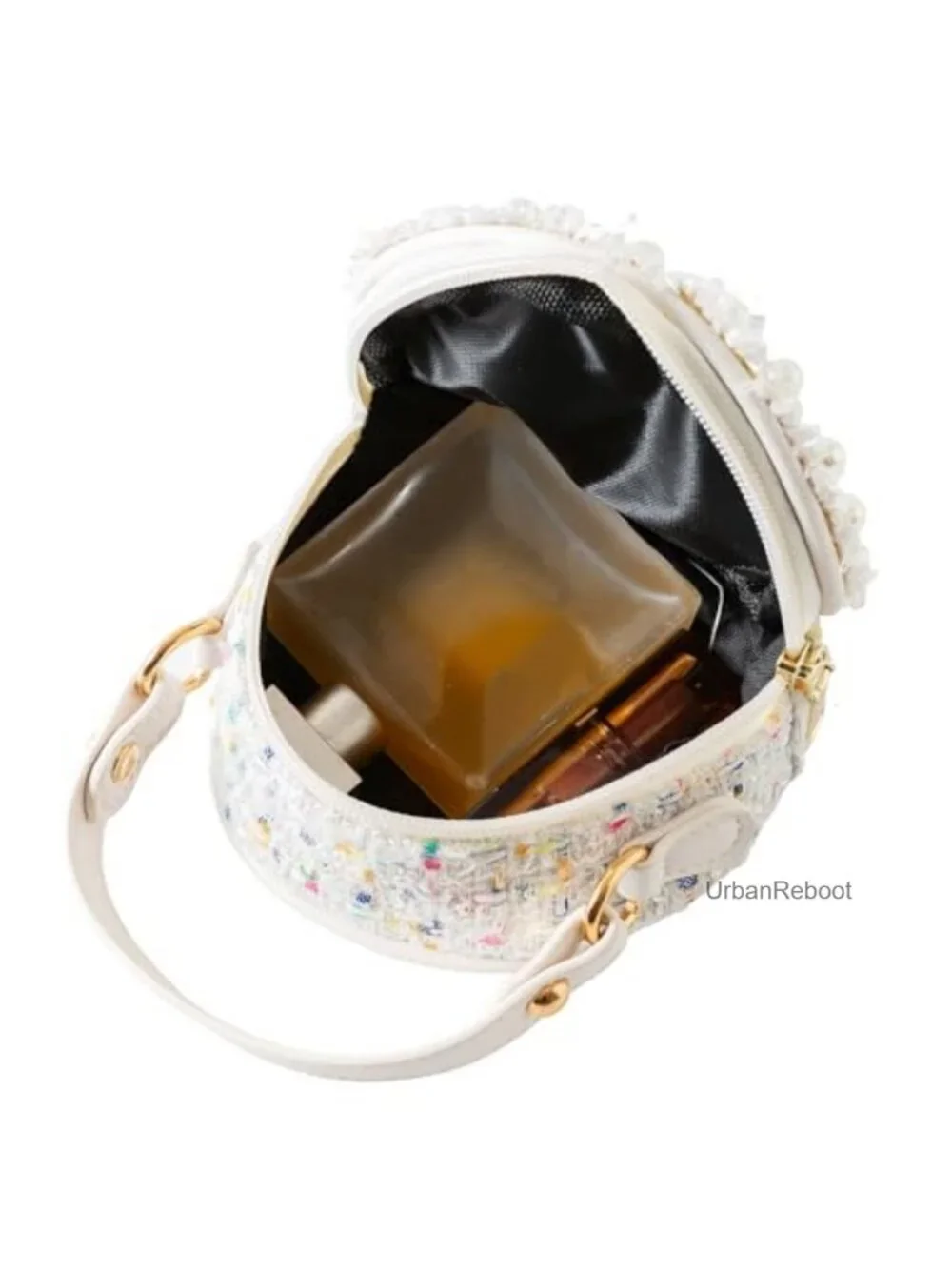 Girls PU Leather Floral Crossbody Purse Mini Handbag Adjustable Strap
